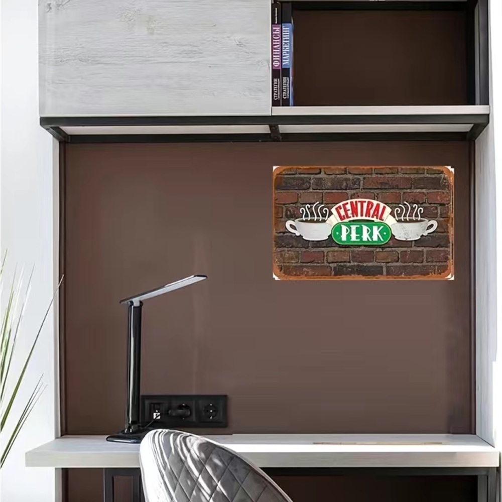Central Perk FRIENDS Metal Sign - Nearly 8x12inch Guage Steel - Picture 6 of 7